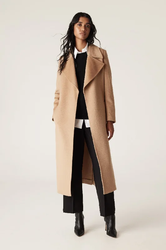 Evans Wool Coat - Camel